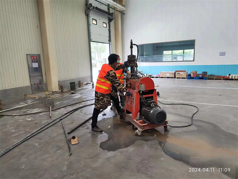 本号镇厂房地面下沉塌陷注浆加固施工